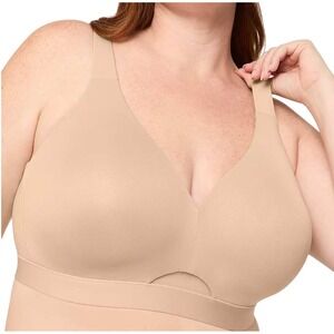 Cacique Womens 40DD Tan Comfort Bliss Lightly Lined No‎ Wire Bra